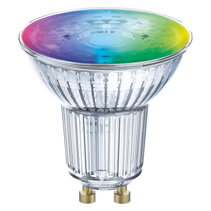 Ledvance SMART+ spotpære PAR16 farge GU10 5 W